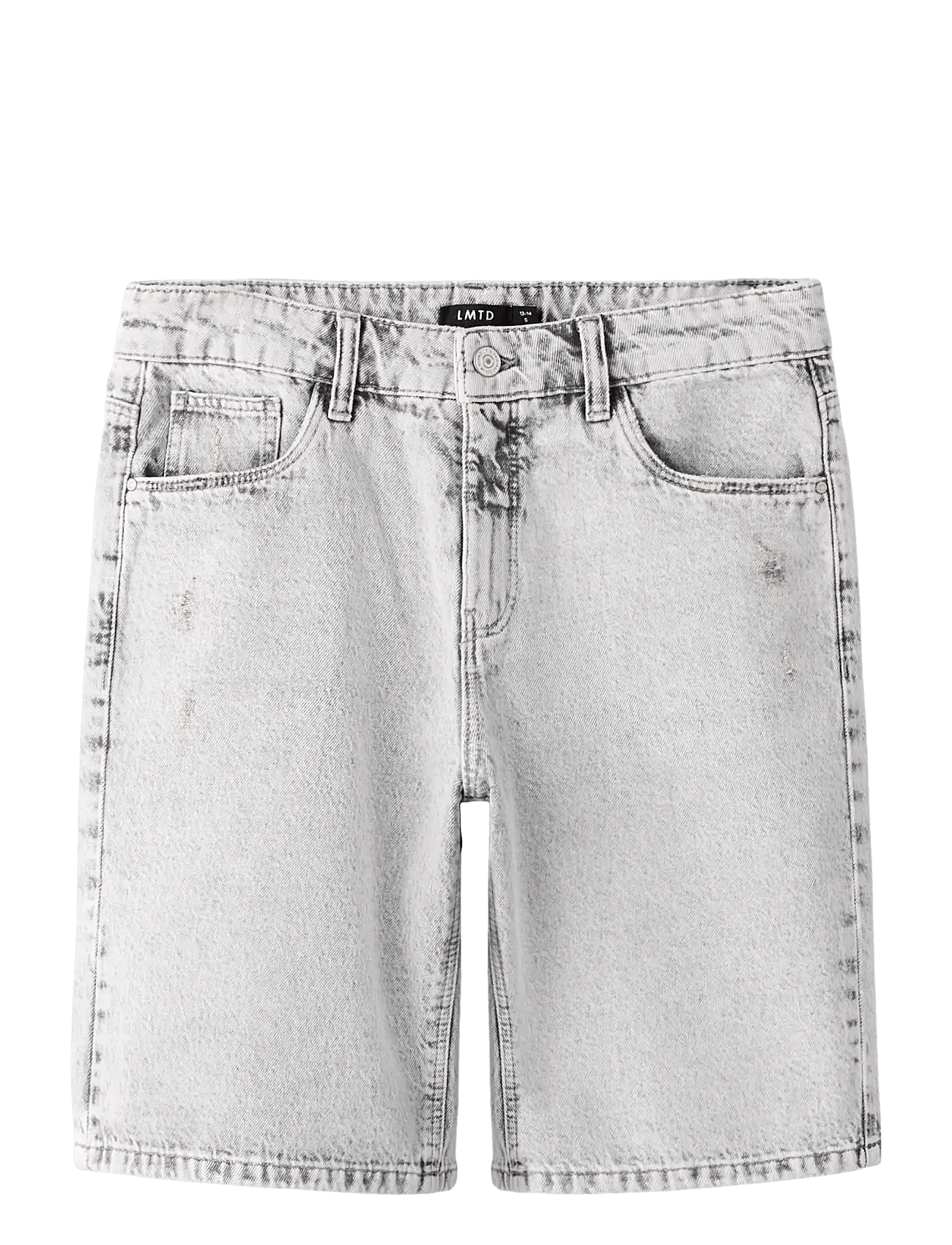 NLNBIRM DNM R LONG SHORTS NOOS - LIGHT GREY DENIM