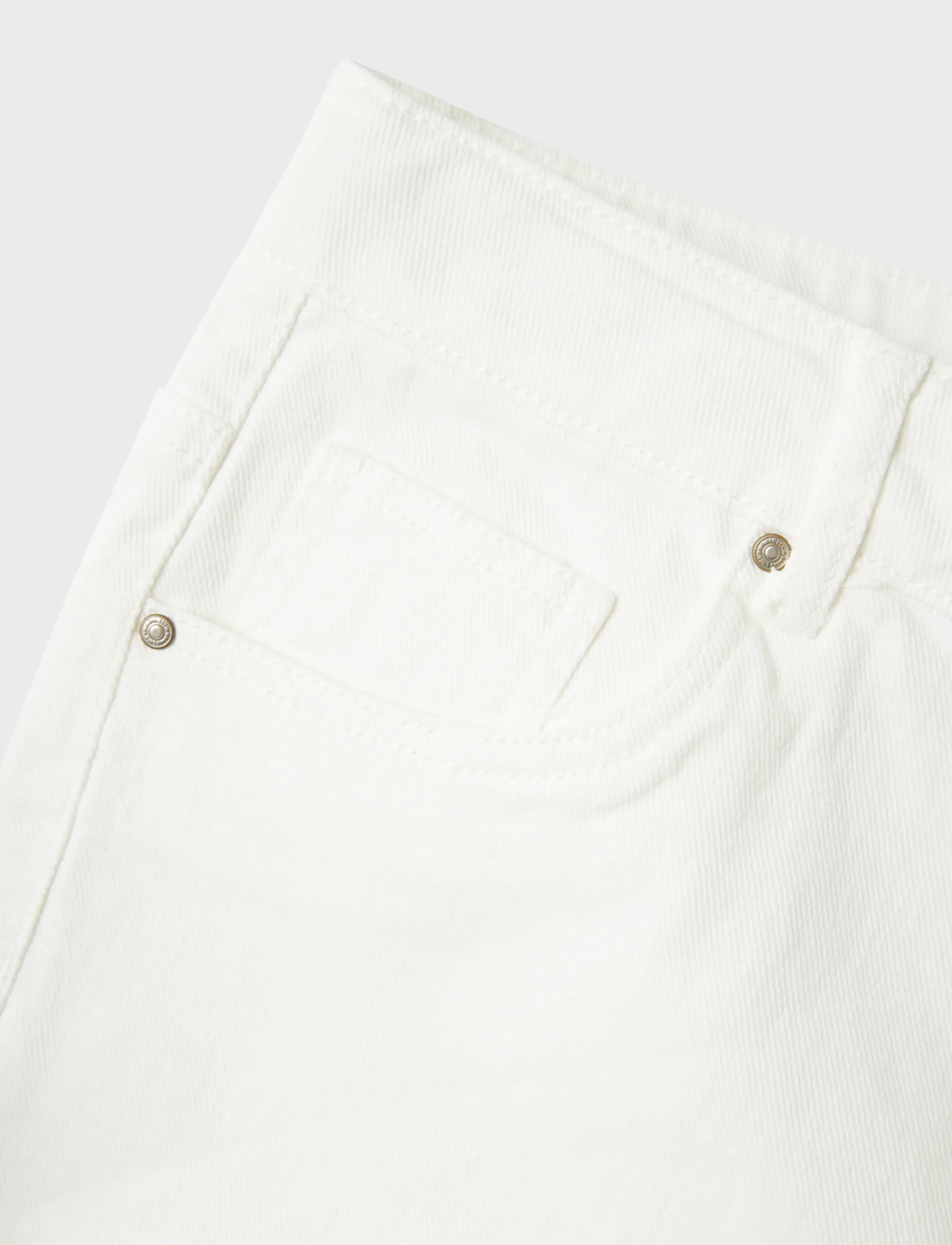 LMTD - NLNBICE TWI R STRAIGHT PANT NOOS - regular jeans - bright white - 4