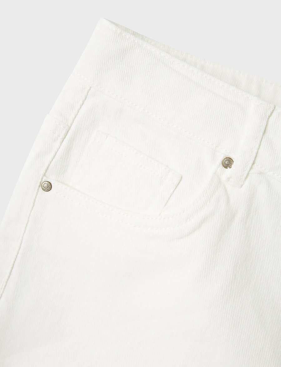 LMTD - NLNBICE TWI R STRAIGHT PANT NOOS - regular jeans - bright white - 4