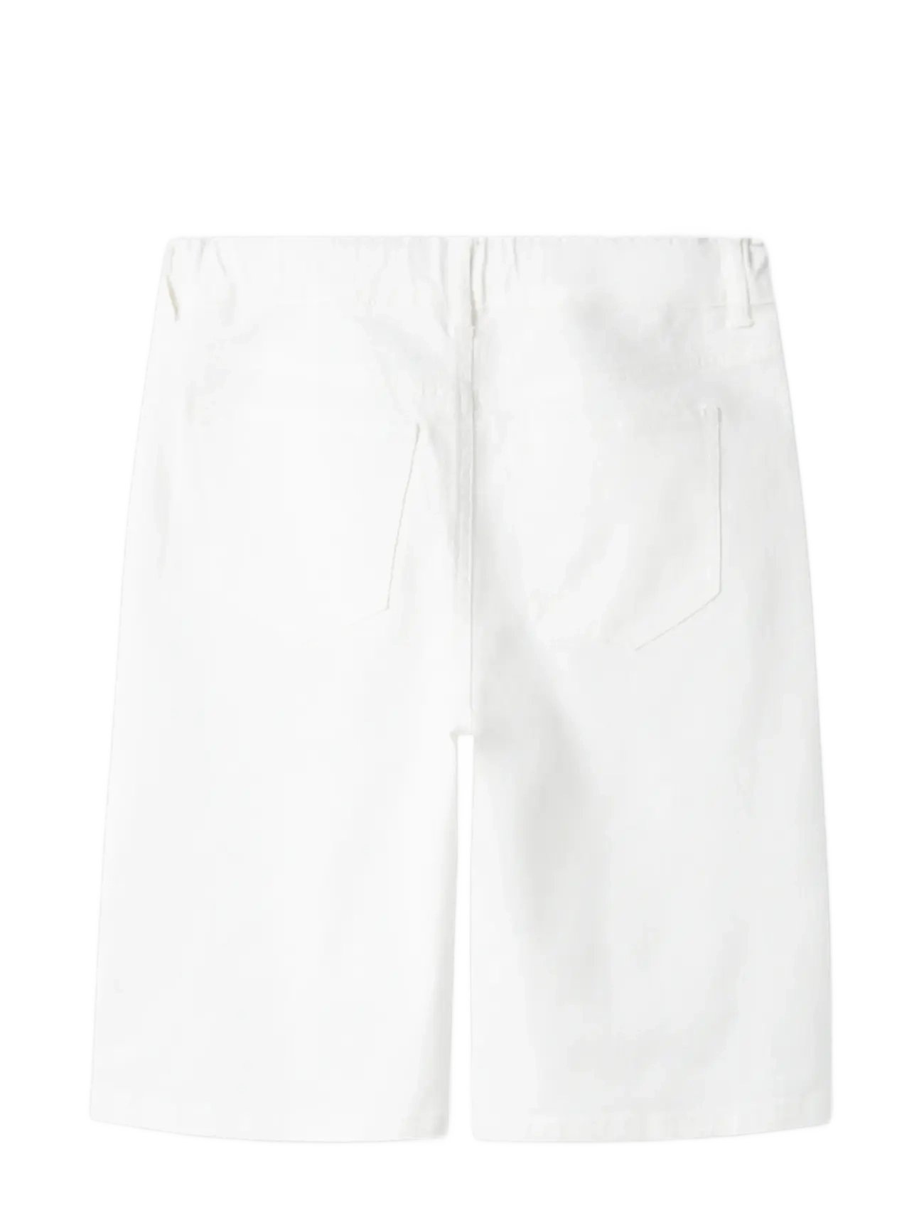 LMTD - NLNBICE TWI R LONG SHORTS - bright white - 1