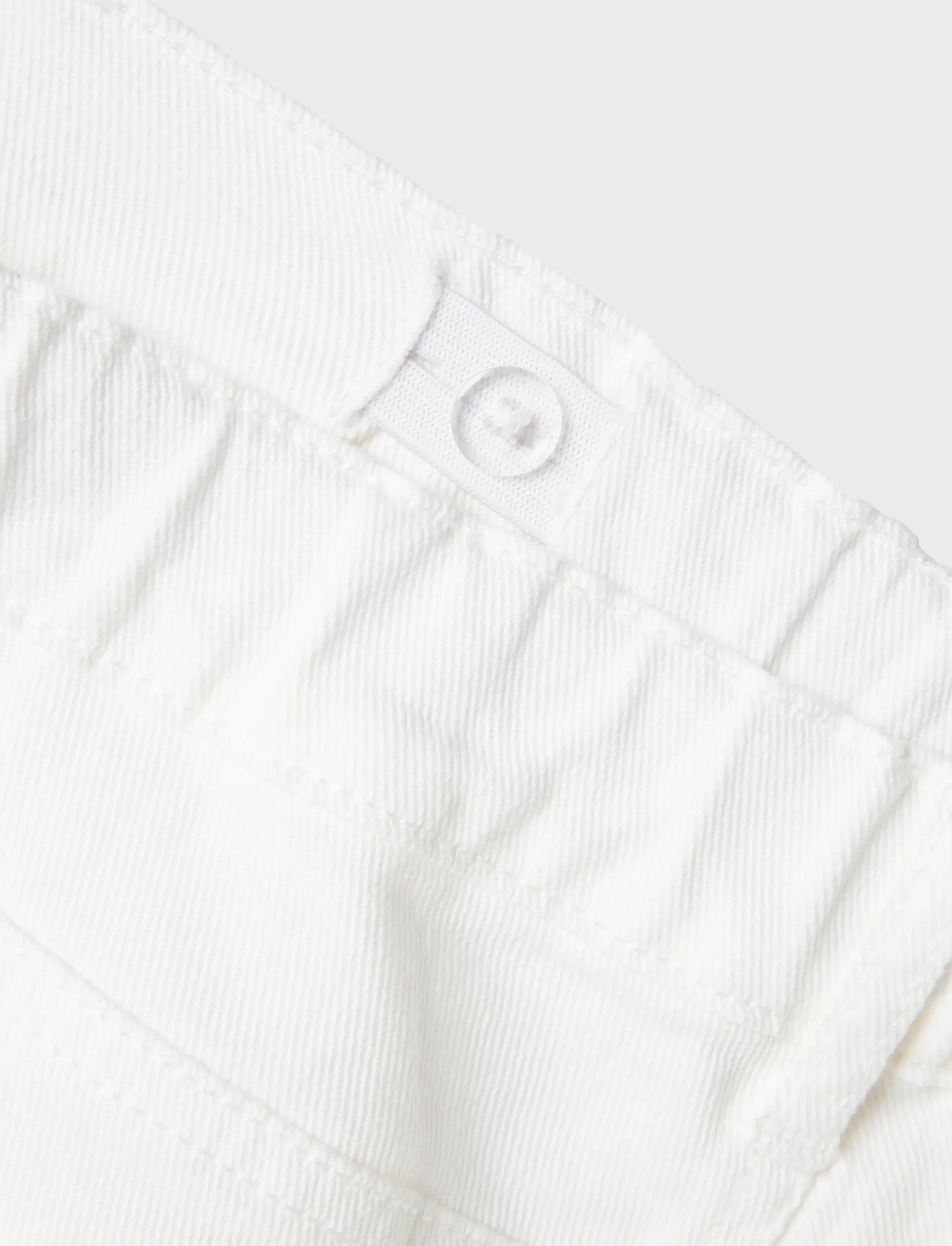 LMTD - NLNBICE TWI R LONG SHORTS - bright white - 4