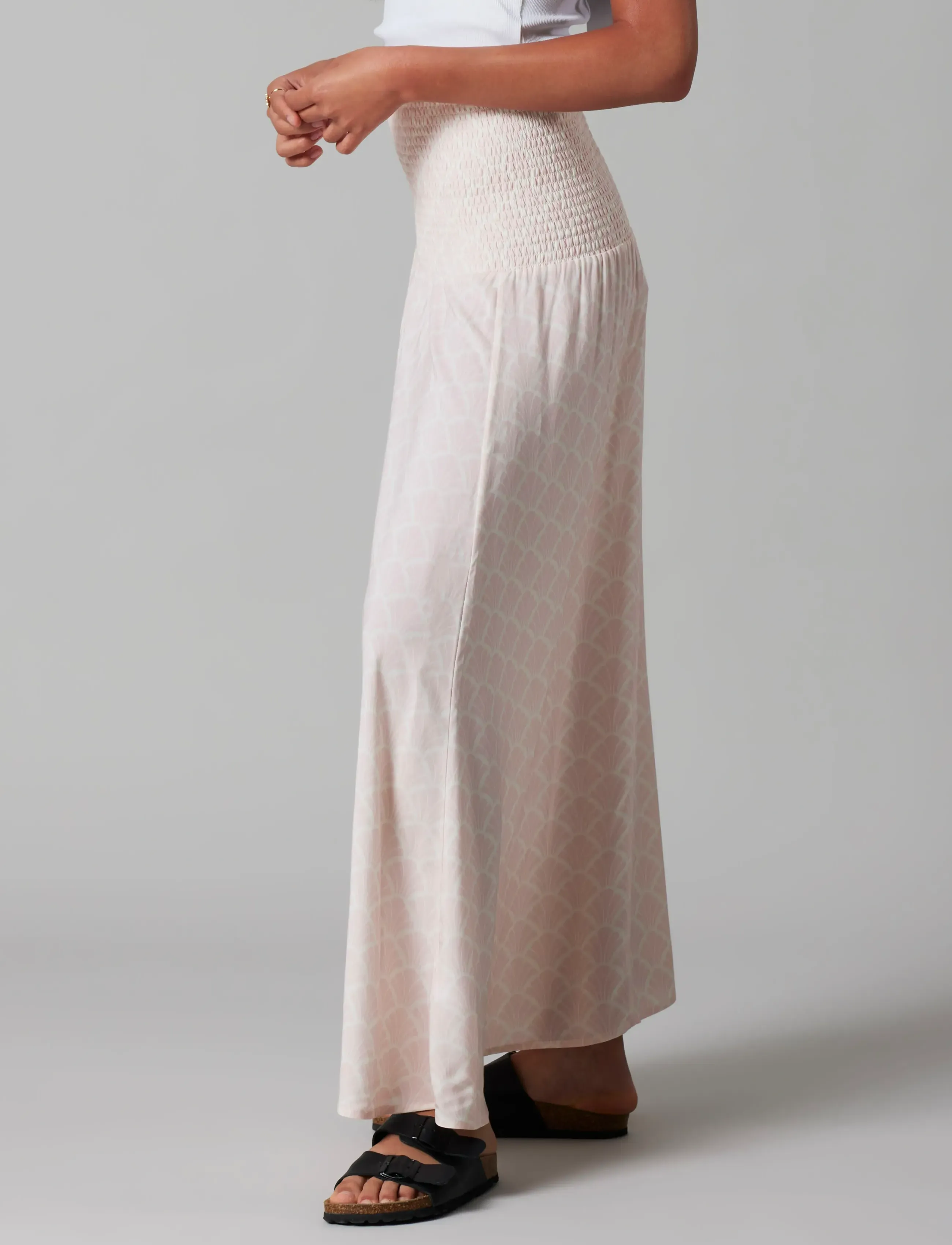 LMTD - NLFZANDY MAXI SKIRT - maxi röcke - antique white - 3