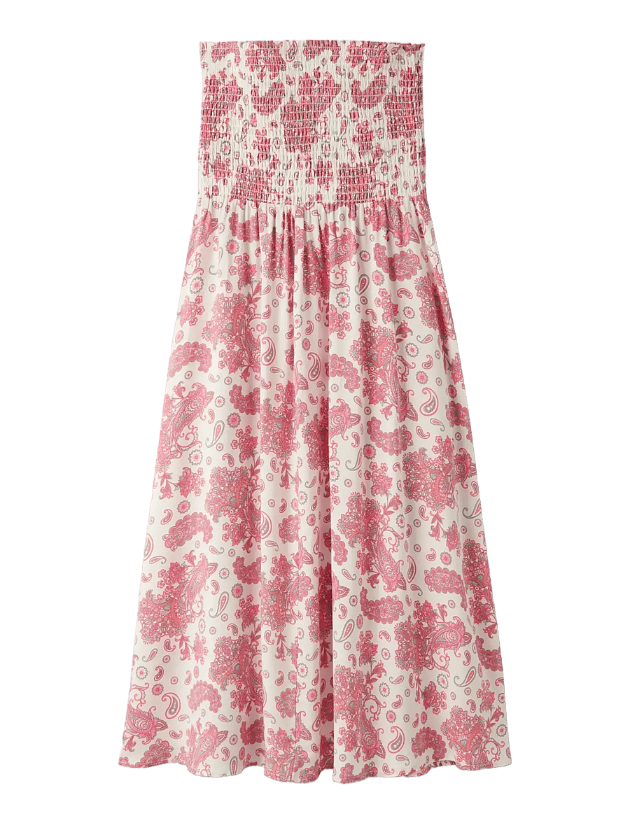 LMTD - NLFZANDY MAXI SKIRT - maxi skirt - georgia peach - 1
