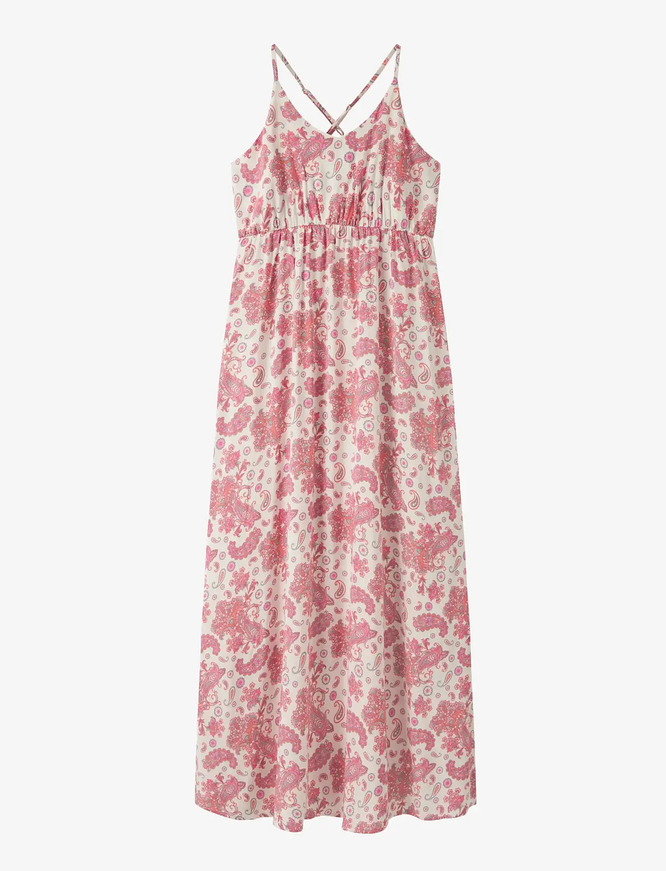 LMTD - NLFZANDY MAXI DRESS - armeløse hverdagskjoler - georgia peach - 0