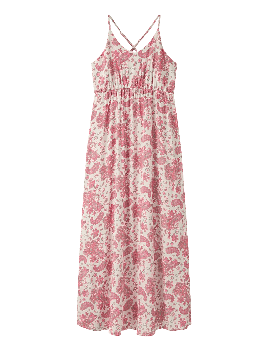 LMTD - NLFZANDY MAXI DRESS - varrukateta vabaajakleidid - georgia peach - 0