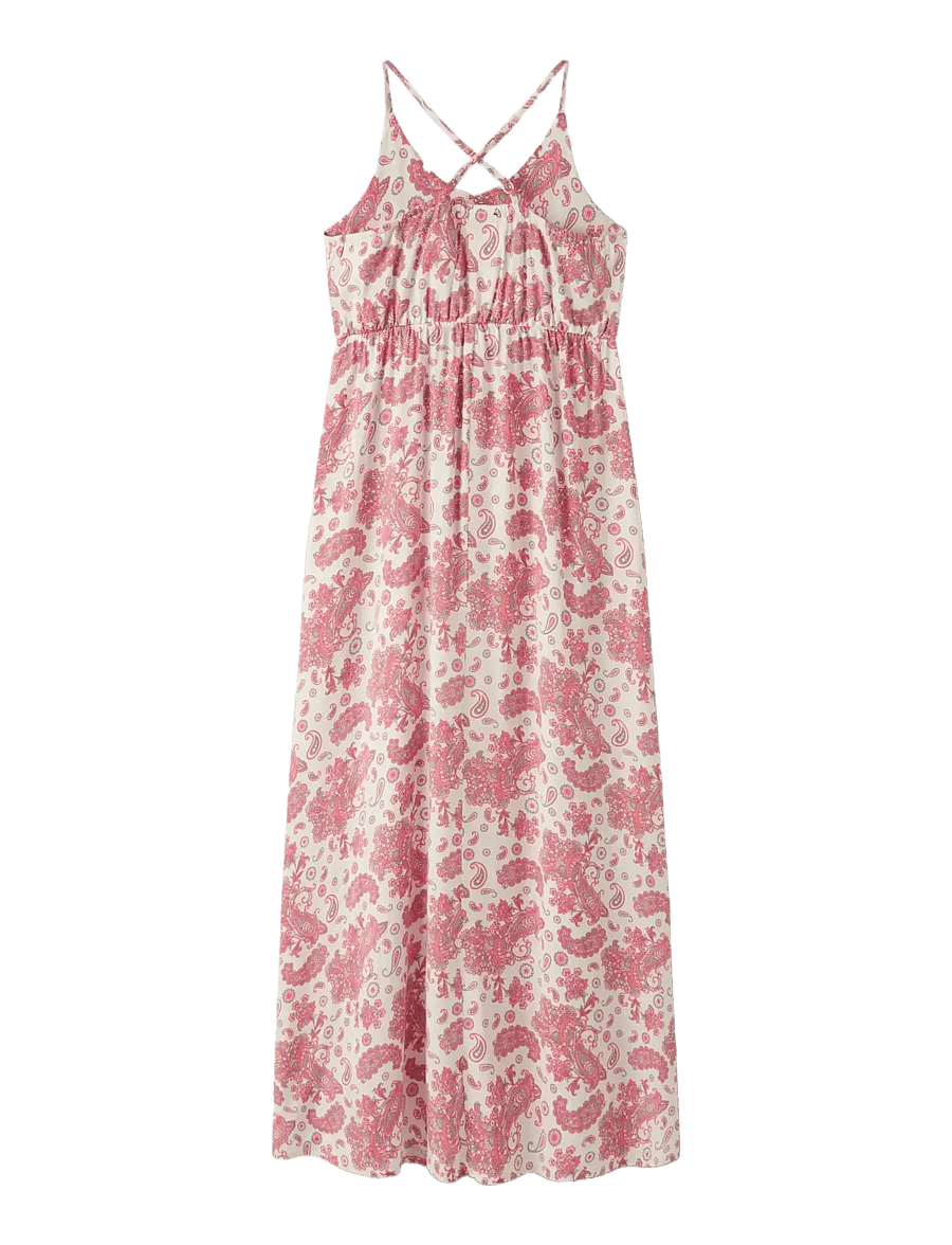 LMTD - NLFZANDY MAXI DRESS - varrukateta vabaajakleidid - georgia peach - 1