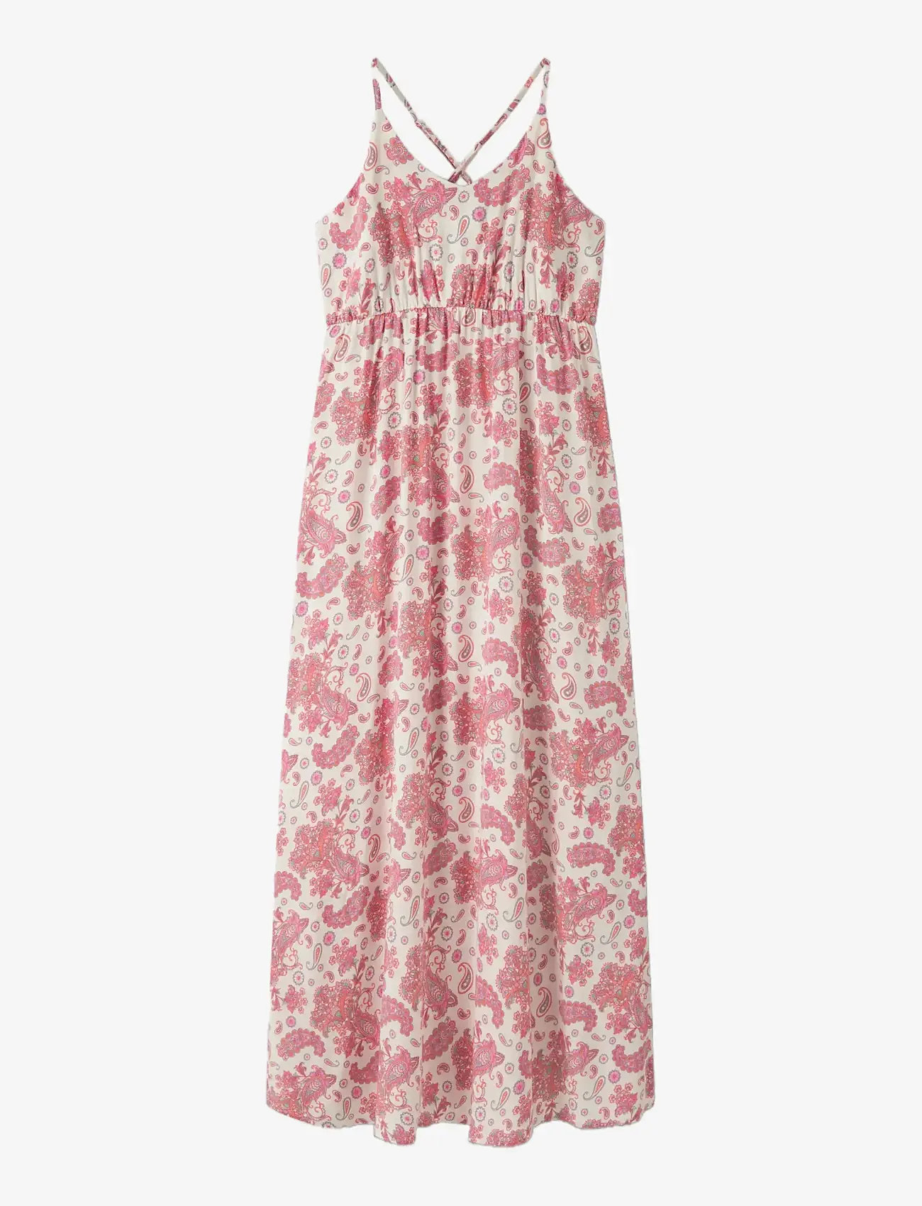 LMTD - NLFZANDY MAXI DRESS - armeløse hverdagskjoler - georgia peach - 2
