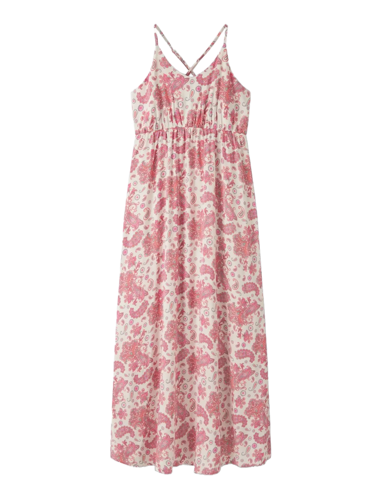 LMTD - NLFZANDY MAXI DRESS - varrukateta vabaaja kleidid - georgia peach - 2
