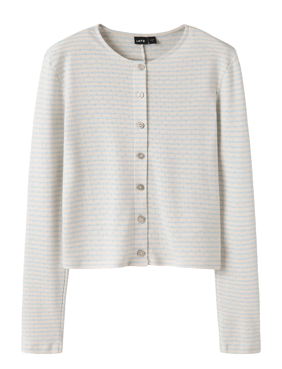 LMTD - NLFSEHER LS S CARDIGAN - gilets - ice water - 0
