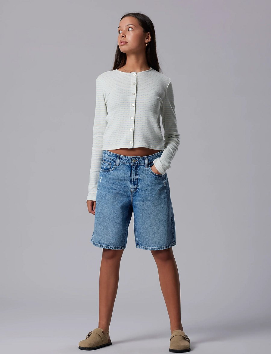 LMTD - NLFSEHER LS S CARDIGAN - kardiganid - ice water - 3