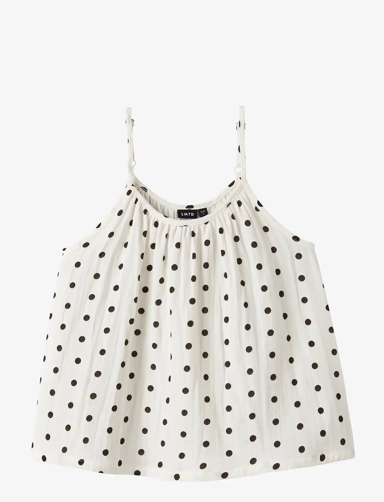 LMTD - NLFLUSSA STRAP TOP - varrukateta - white alyssum - 0