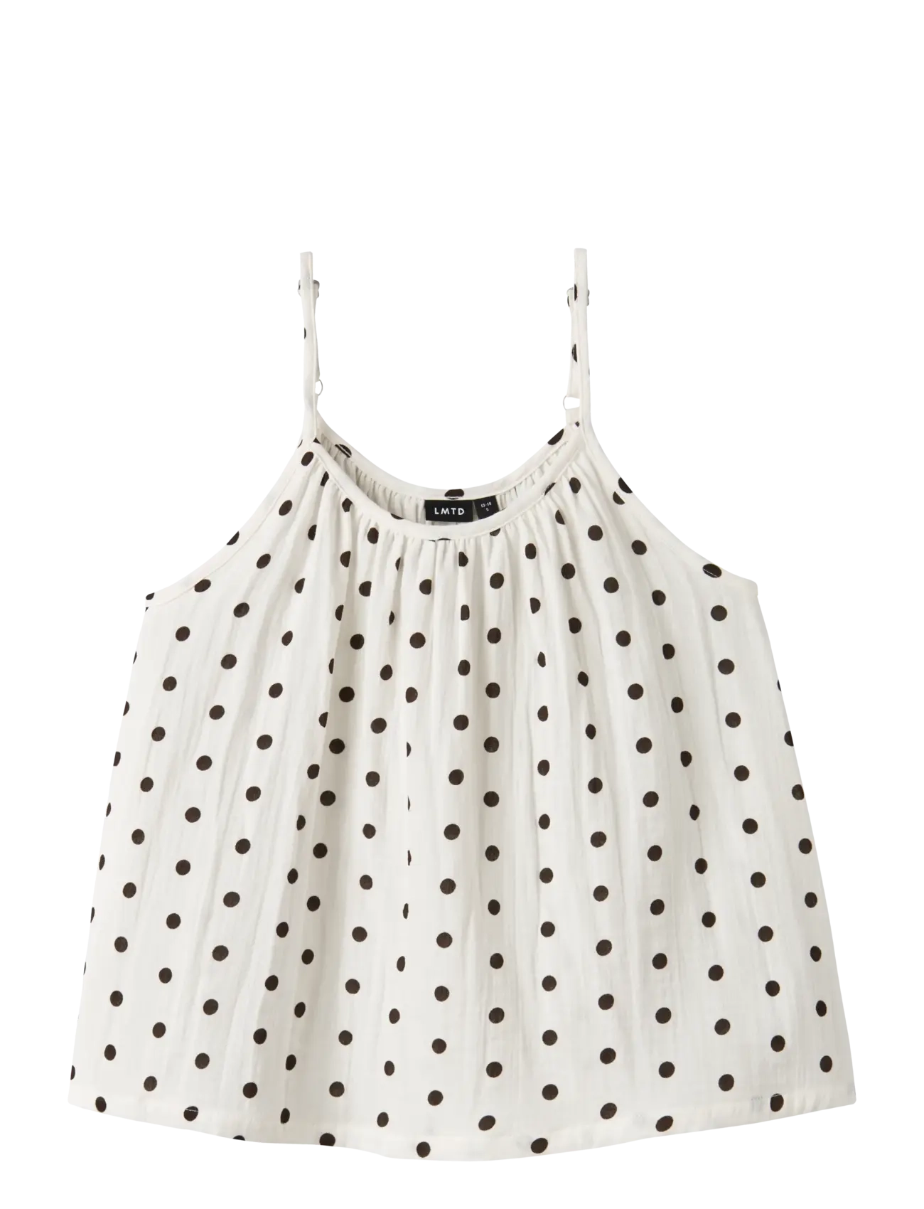 LMTD NLFLUSSA STRAP TOP - Overdele - WHITE ALYSSUM / white