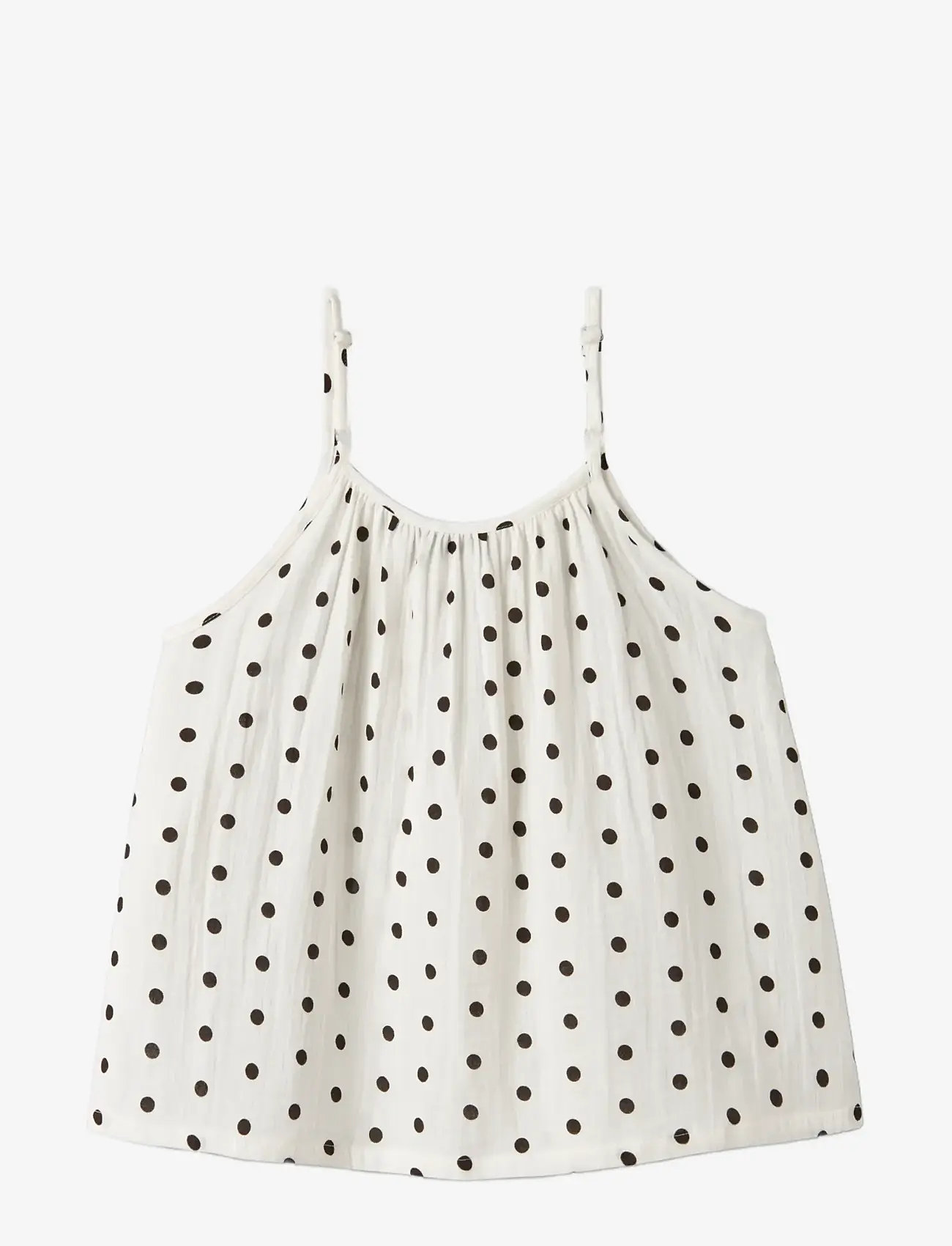 LMTD - NLFLUSSA STRAP TOP - varrukateta - white alyssum - 1