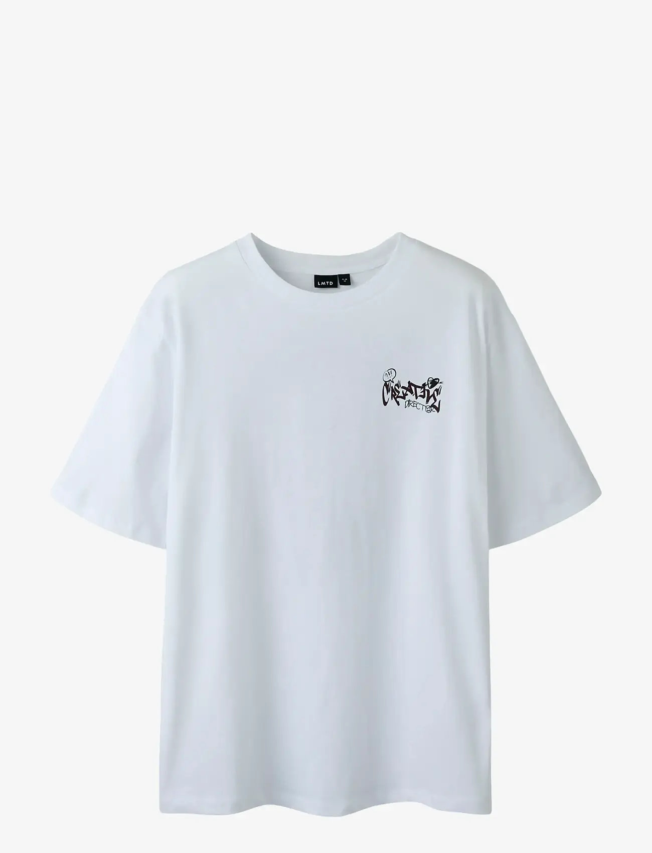 LMTD - NLNRABIL SS L TOP - kortærmede t-shirts - bright white - 1