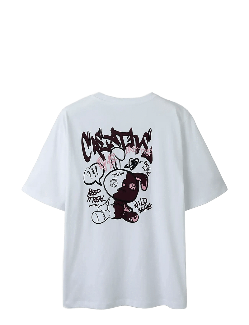 LMTD - NLNRABIL SS L TOP - kurzärmelige - bright white - 2