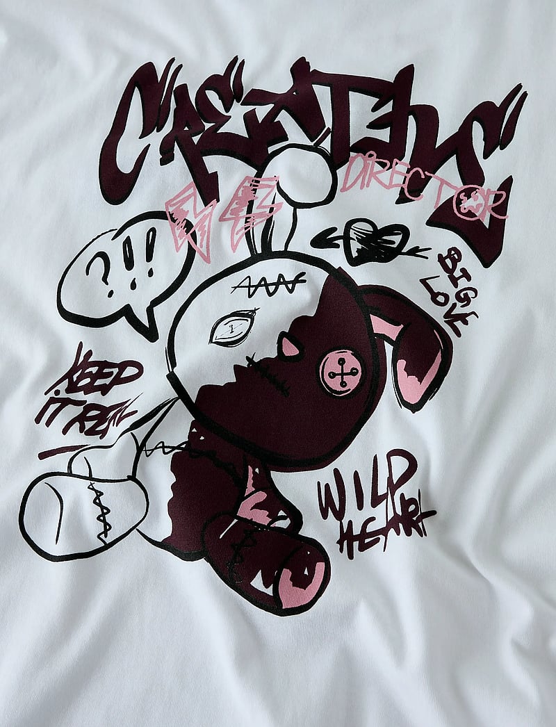 LMTD - NLNRABIL SS L TOP - kurzärmelige - bright white - 3