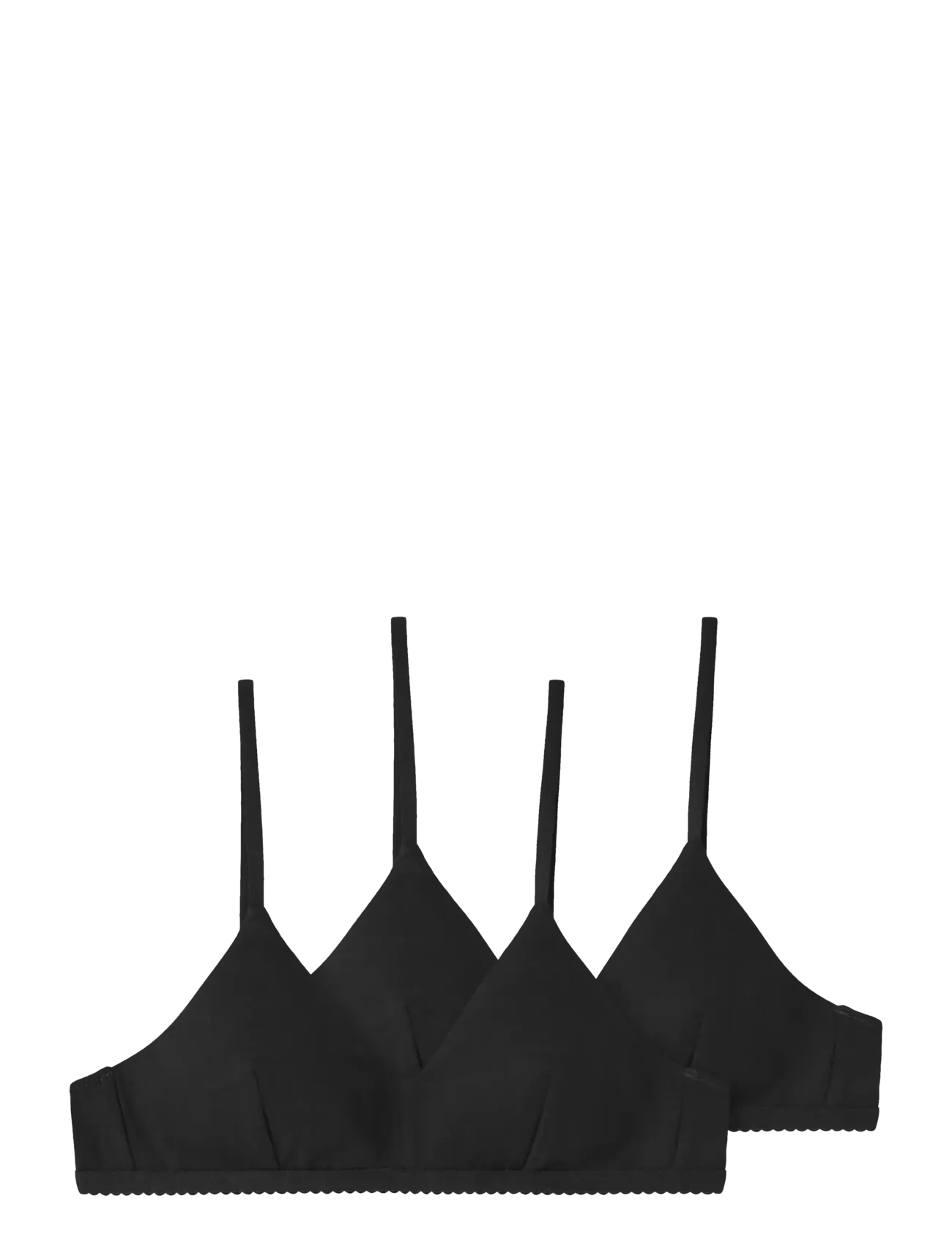 LMTD NLFNANTELLE BRALETTE 2P - Basplagg - BLACK / black