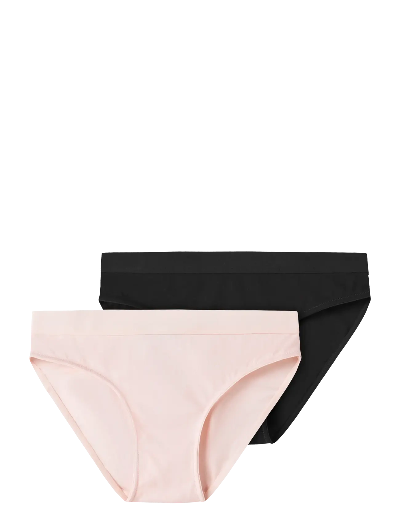 LMTD NLFNANTELLE BRIEF 2P - Undertøj - CRYSTAL PINK / black