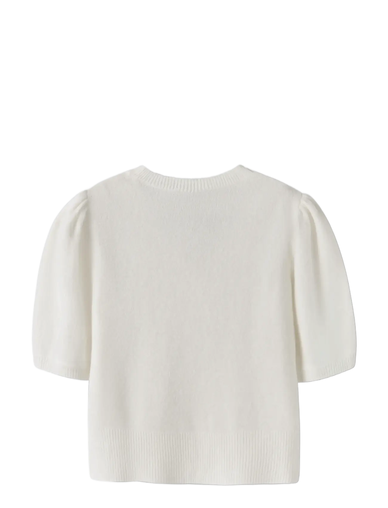LMTD - NLFLODET SS SHORT S KNIT V CARDIGAN - cardigans - white alyssum - 1