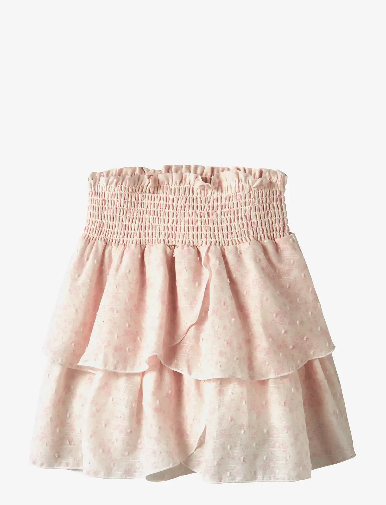 LMTD - NLFBIBBY AOP SHORT SKIRT - short skirts - antique white - 0