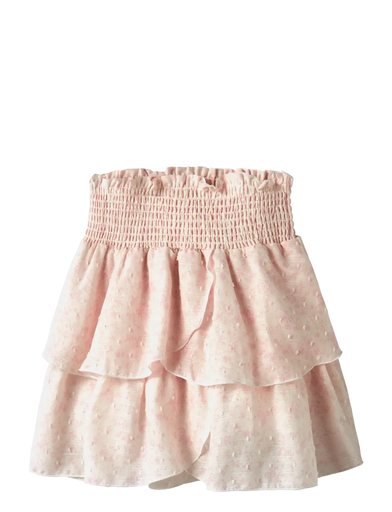 LMTD NLFBIBBY AOP SHORT SKIRT - Kurze Röcke - ANTIQUE WHITE / pink/rose
