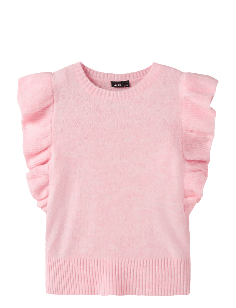LMTD - NLFLODET KNIT VEST - västar - crystal pink - 0