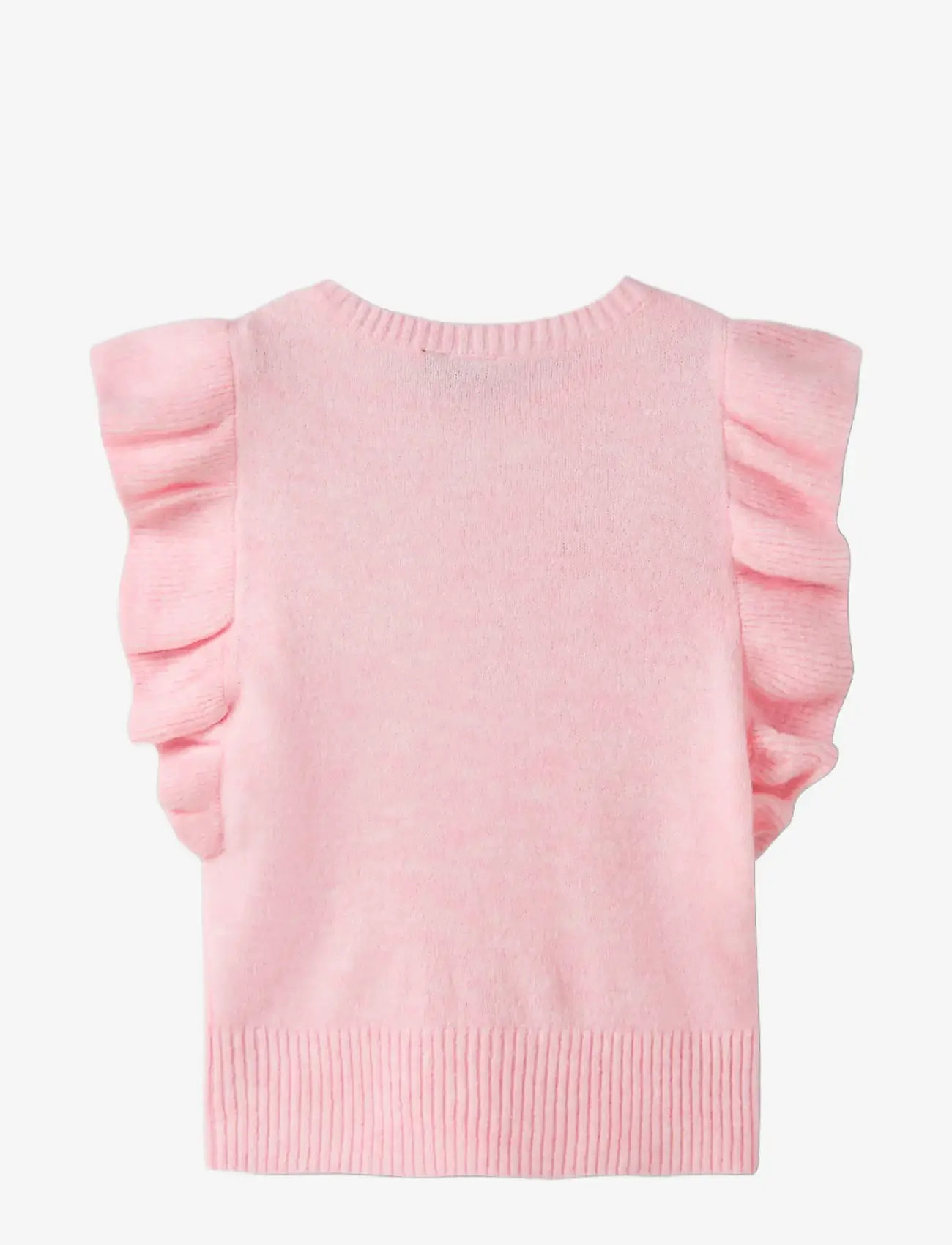 LMTD - NLFLODET KNIT VEST - västar - crystal pink - 1