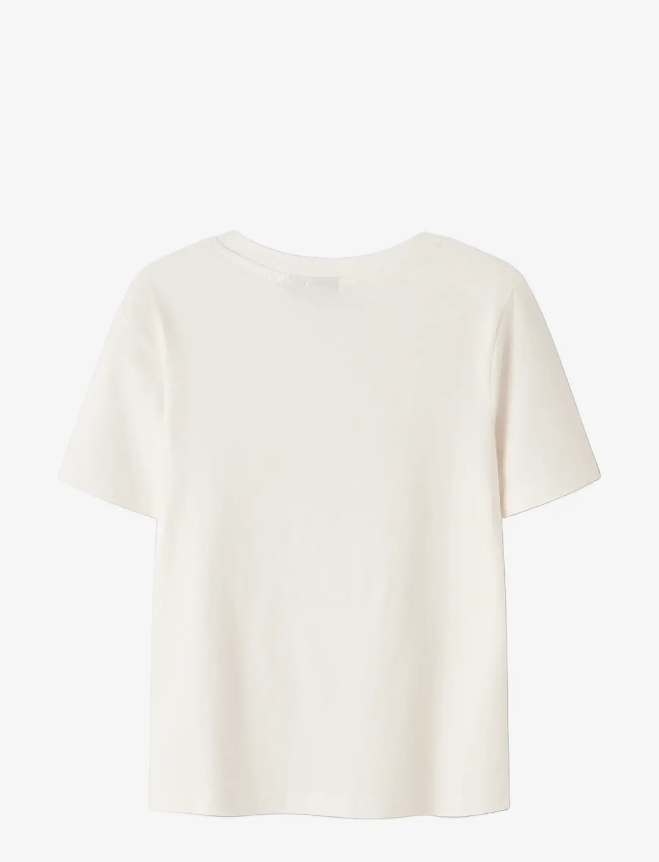 LMTD - NLFHIPS SS SHORT S TOP - kortærmede t-shirts - white alyssum - 1