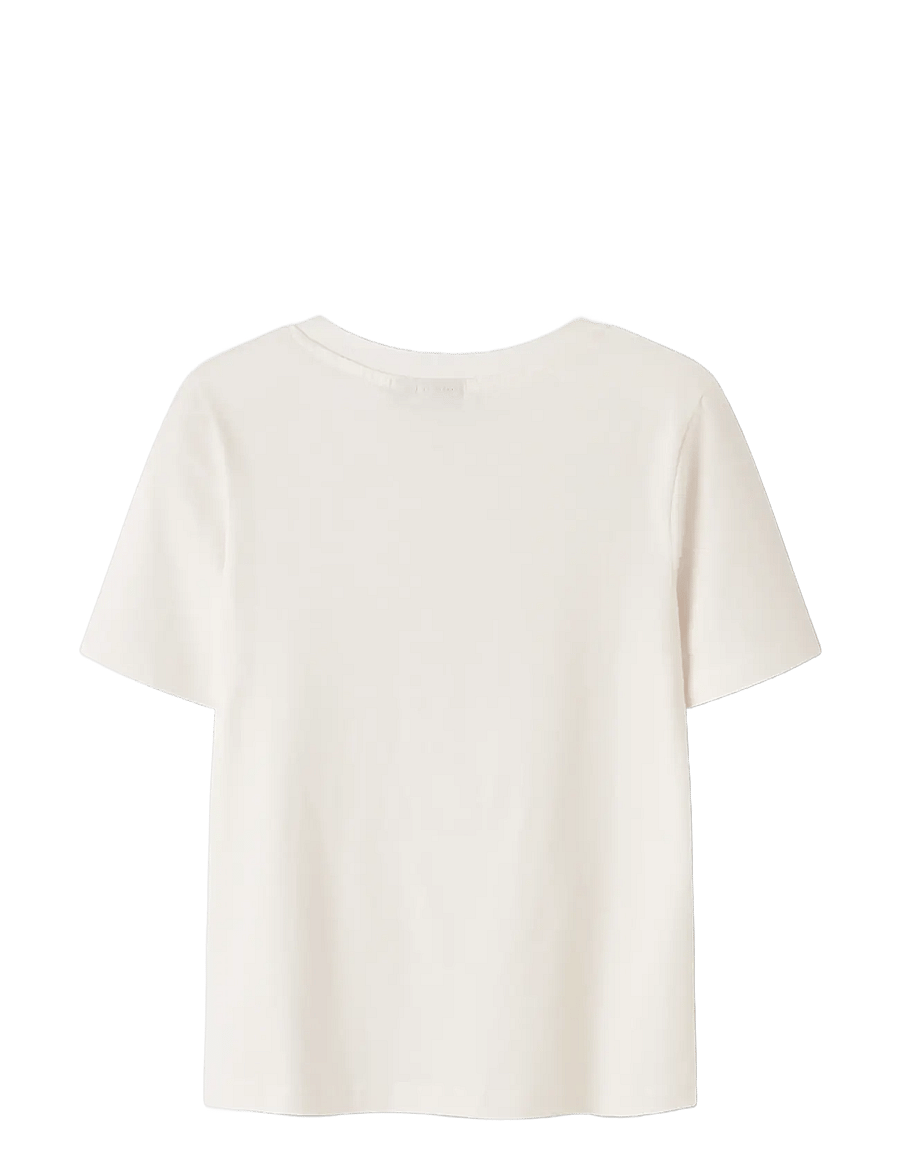 LMTD - NLFHIPS SS SHORT S TOP - lühikeste varrukatega t-särgid - white alyssum - 1