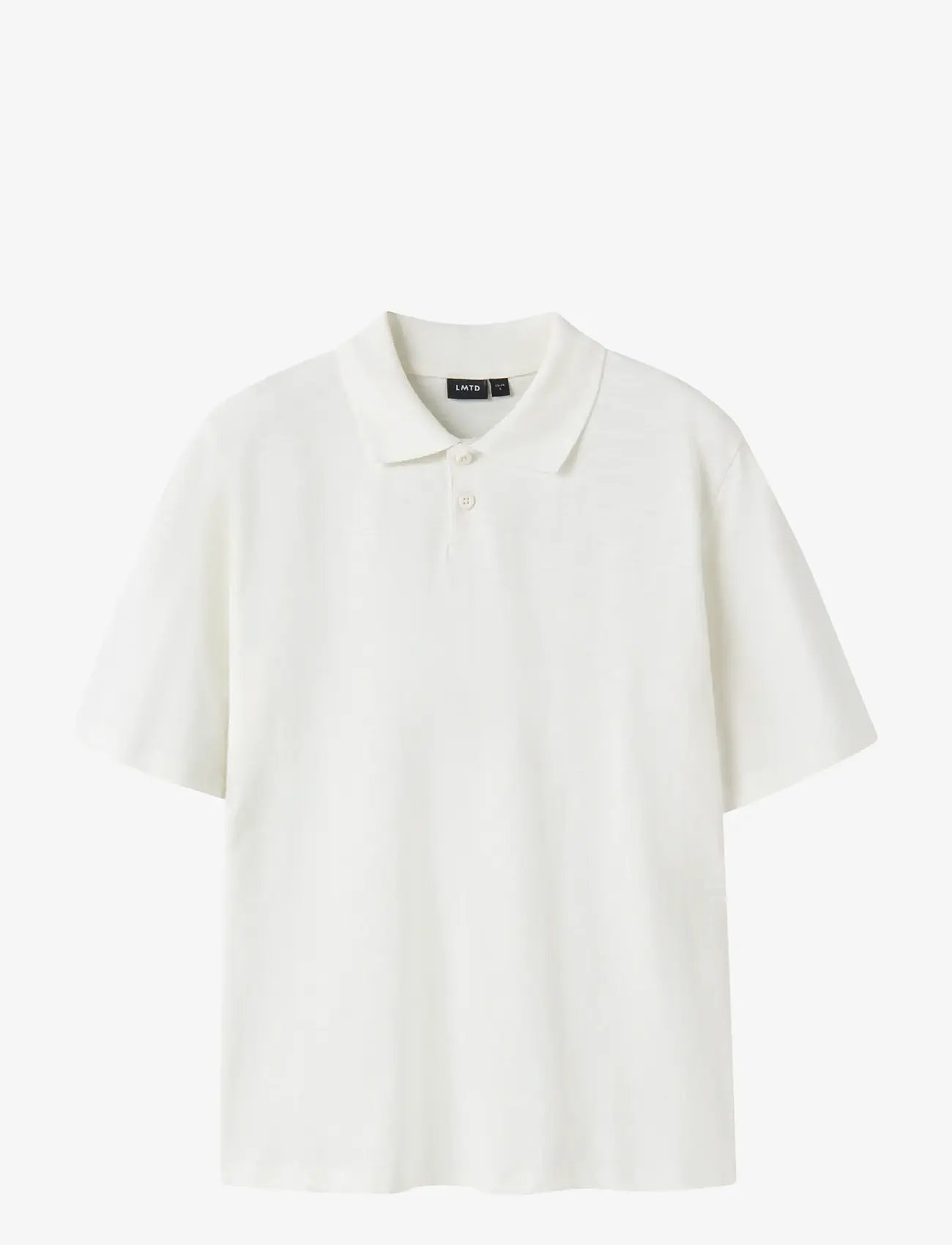 LMTD - NLMHASLUB SS L POLO - short-sleeved polos - white alyssum - 0