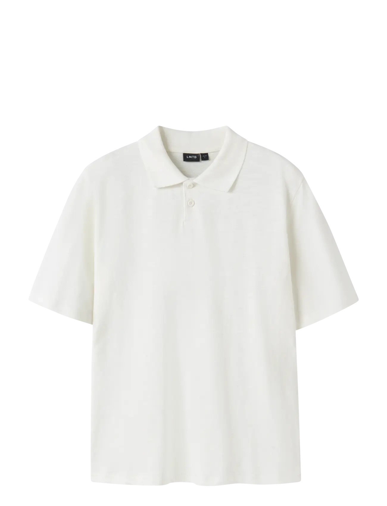 LMTD NLMHASLUB SS L POLO - Overdele - WHITE ALYSSUM / white