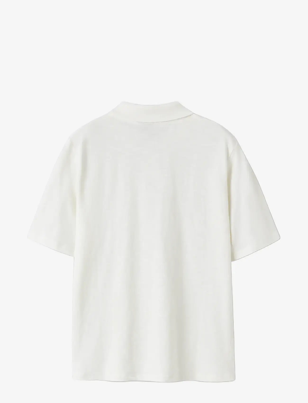 LMTD - NLMHASLUB SS L POLO - short-sleeved polos - white alyssum - 1
