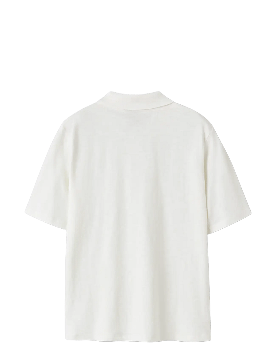 LMTD - NLMHASLUB SS L POLO - lühikeste varrukatega polod - white alyssum - 1