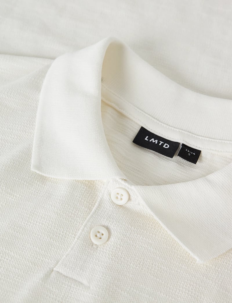 LMTD - NLMHASLUB SS L POLO - lühikeste varrukatega polod - white alyssum - 4