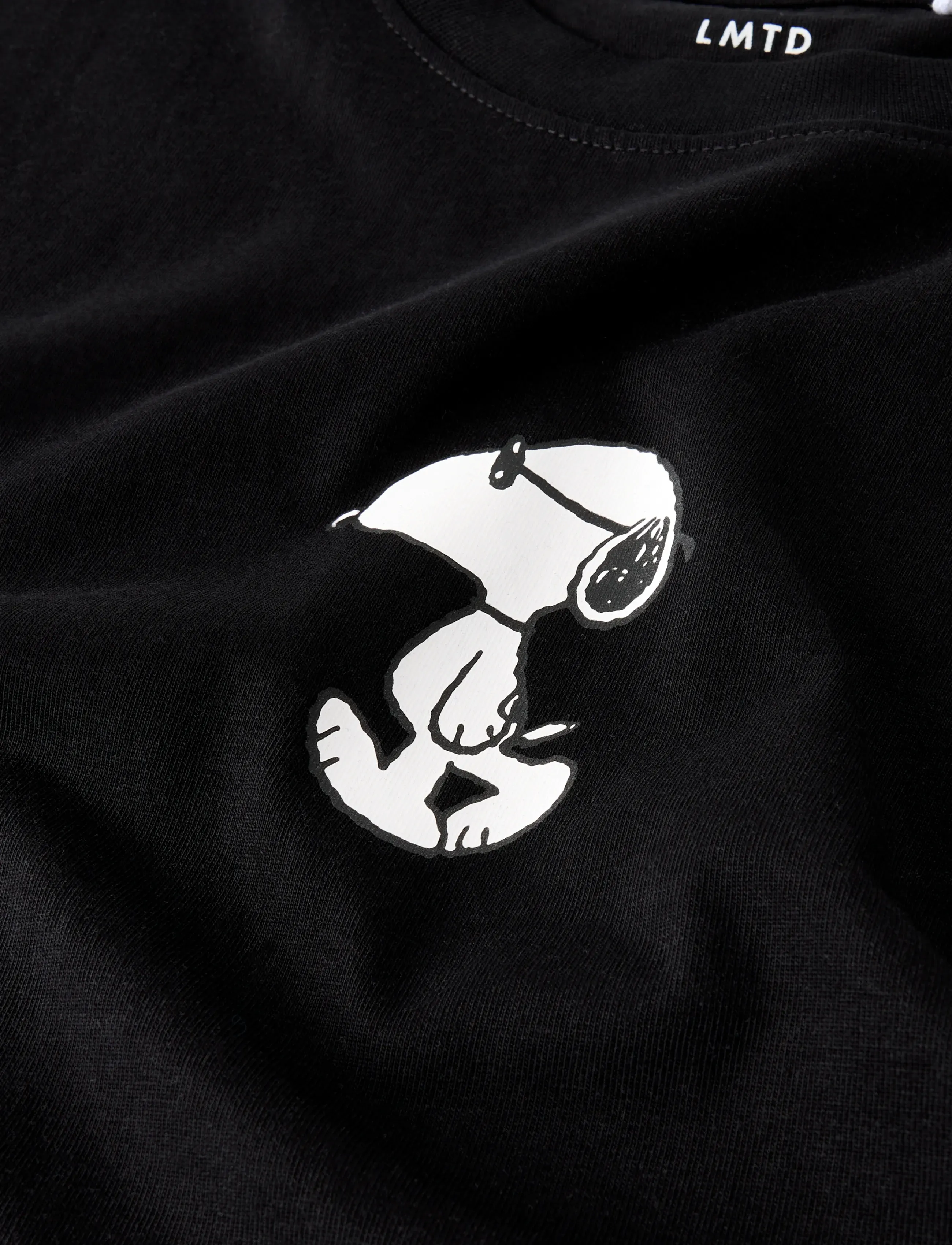LMTD - NLNAFFY SNOOPY SS L TOP BOX SKY - korte mouwen - black - 2