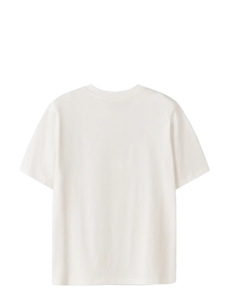 LMTD - NLNAFFY SNOOPY SS L TOP BOX SKY - kortærmede t-shirts - white alyssum - 1