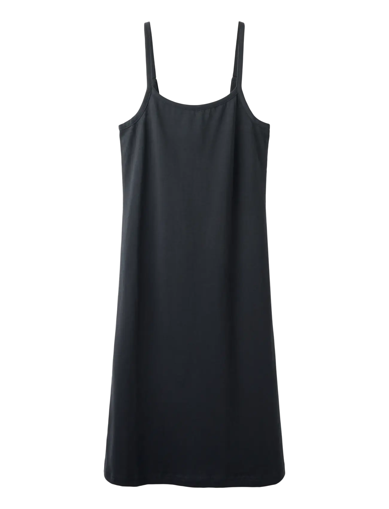 LMTD NLFHIGGA SHORT STRAP DRESS - Klänningar - PIRATE BLACK / grey