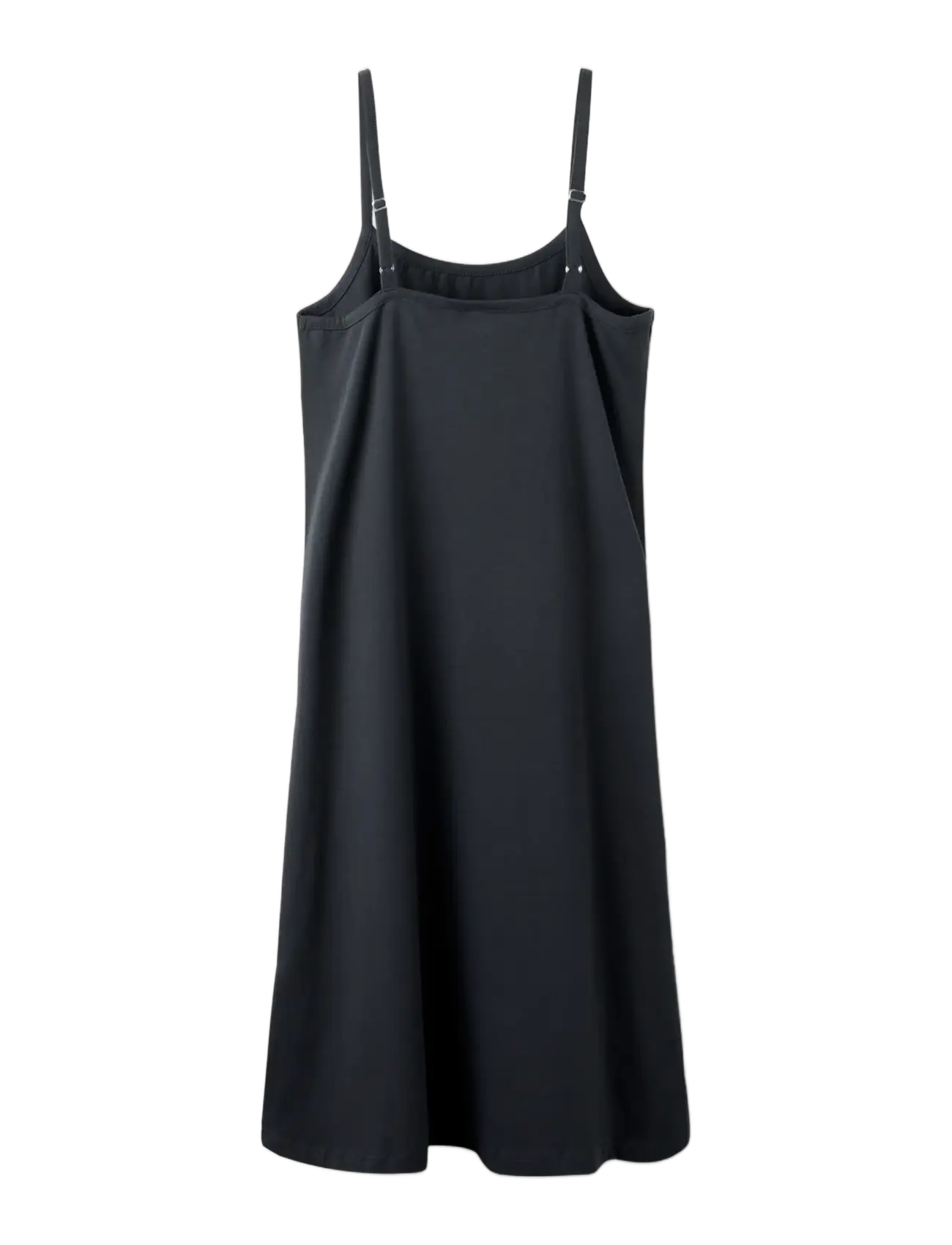 LMTD - NLFHIGGA SHORT STRAP DRESS - varrukateta vabaajakleidid - pirate black - 1