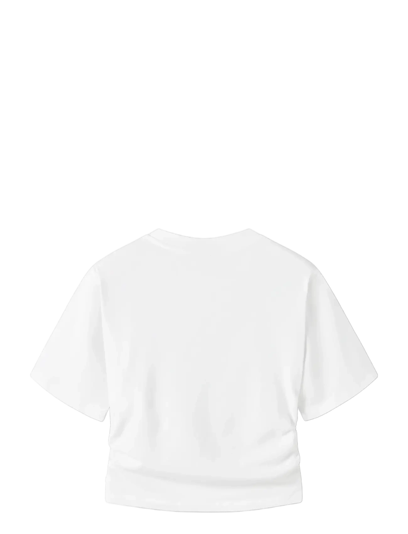 LMTD - NLFNOVEGAT SS SHORT ROUCHED TOP - kurzärmelige - bright white - 1