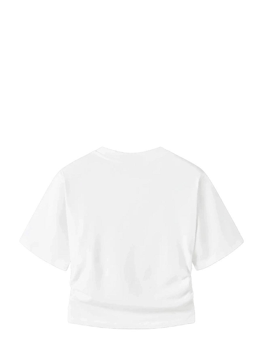 LMTD - NLFNOVEGAT SS SHORT ROUCHED TOP - kurzärmelige - bright white - 1