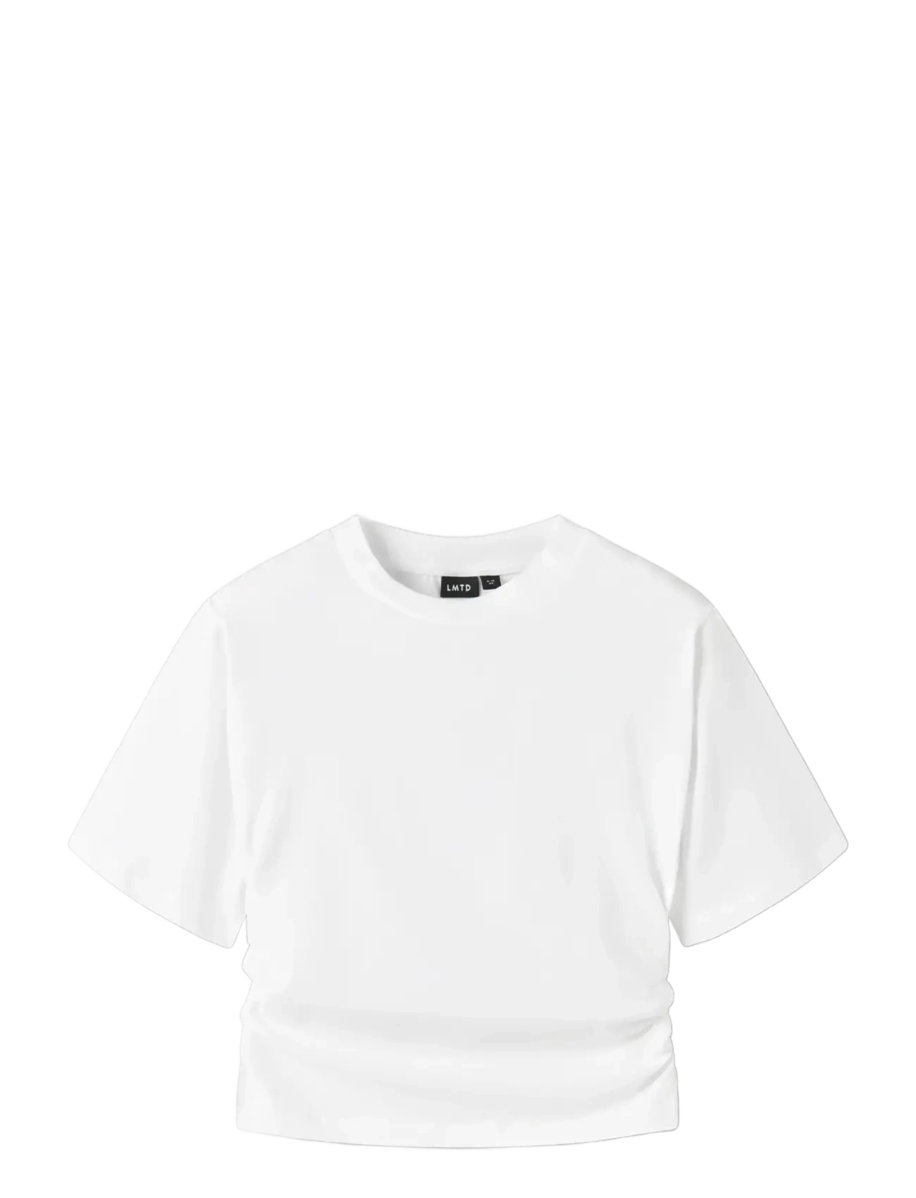 LMTD - NLFNOVEGAT SS SHORT ROUCHED TOP - kurzärmelige - bright white - 2