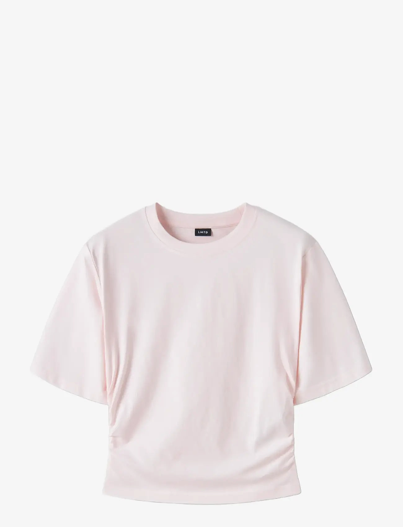 LMTD - NLFNOVEGAT SS SHORT ROUCHED TOP - kortærmede t-shirts - pink marshmallow - 2