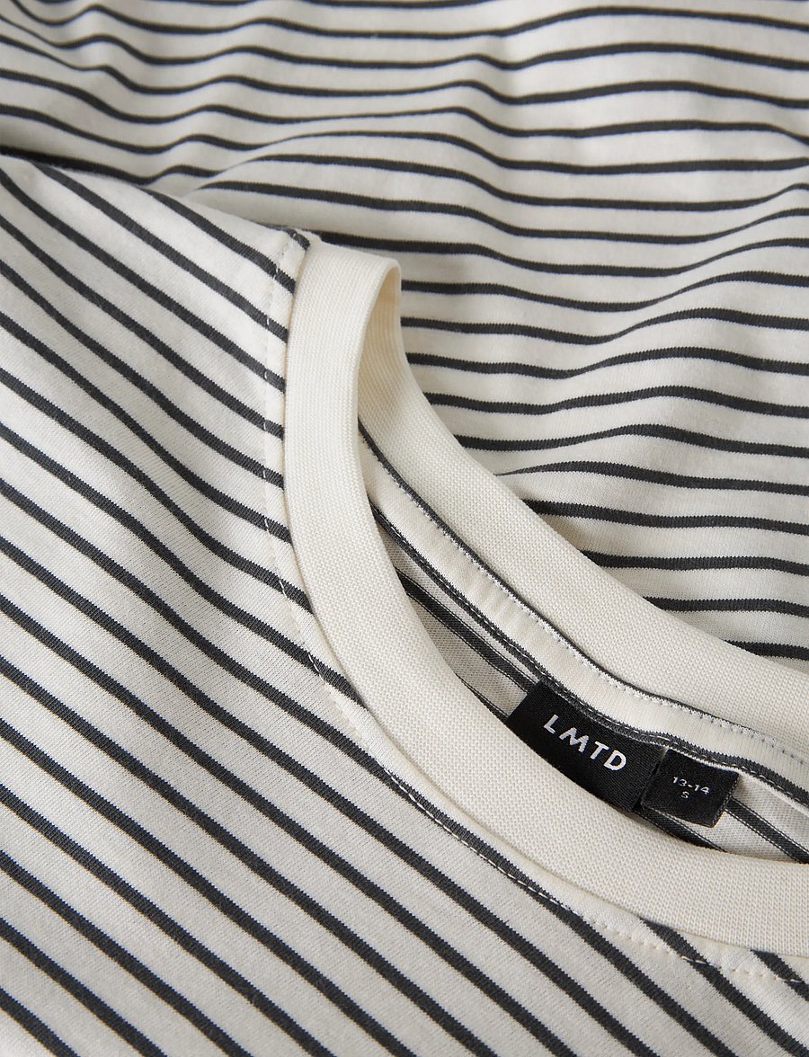 LMTD - NLFNOVEGAT LS SHORT RUCHED TOP - långärmade t-shirts - dark shadow - 4
