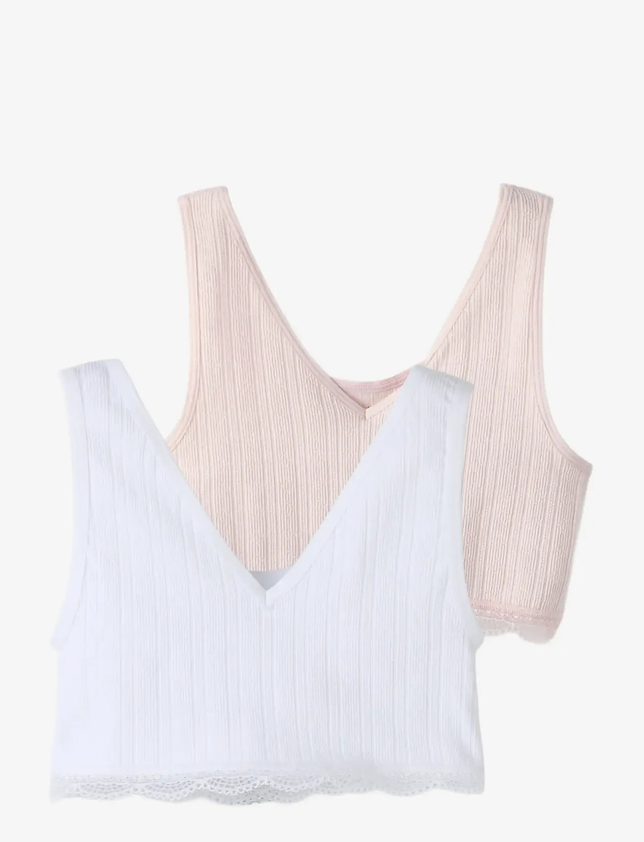 LMTD - NLFHANNI BRALLETTE 2P - toppar - pink marshmallow - 1
