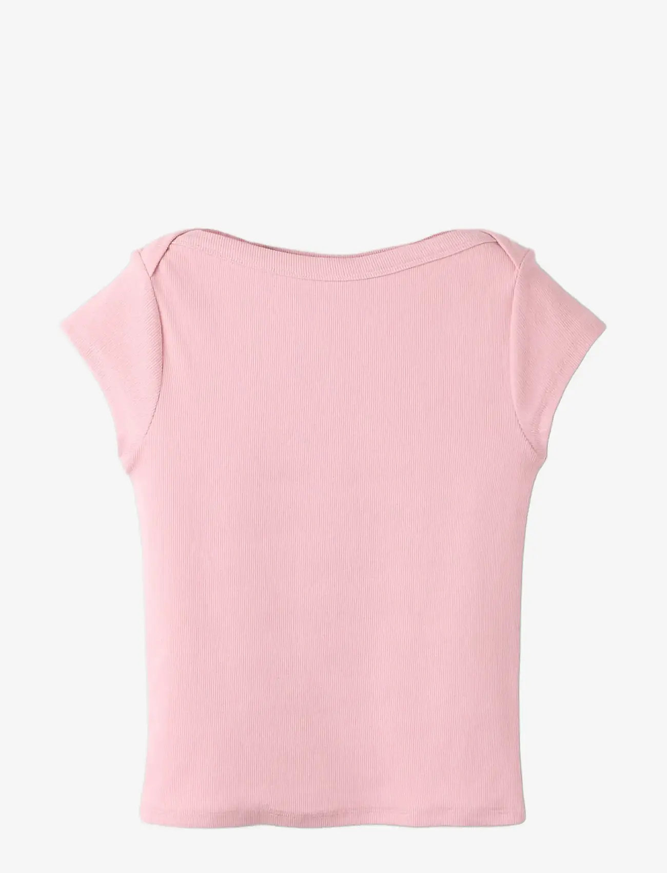 LMTD - NLFENVO SS SHORT BOATNECK S TOP - kortærmede t-shirts - crystal pink - 2