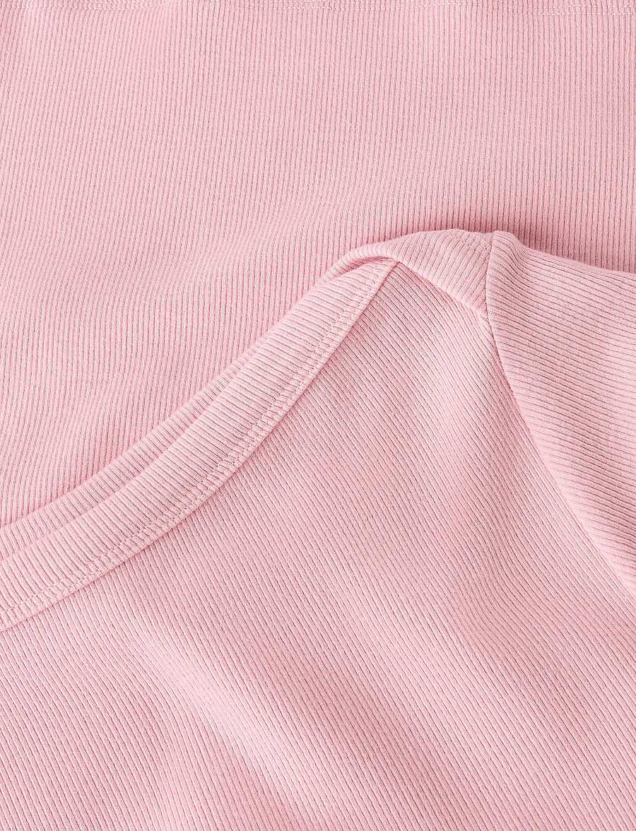 LMTD - NLFENVO SS SHORT BOATNECK S TOP - kurzärmelige - crystal pink - 5