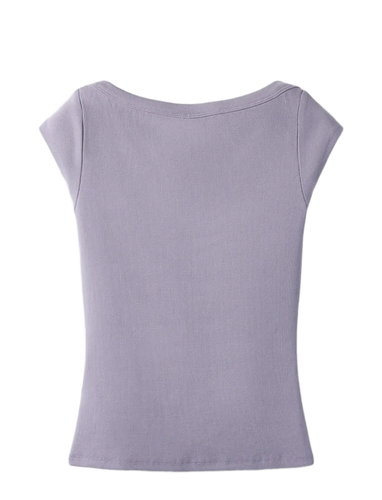 LMTD - NLFENVO SS SHORT BOATNECK S TOP - lühikeste varrukatega t-särgid - lavender gray - 1