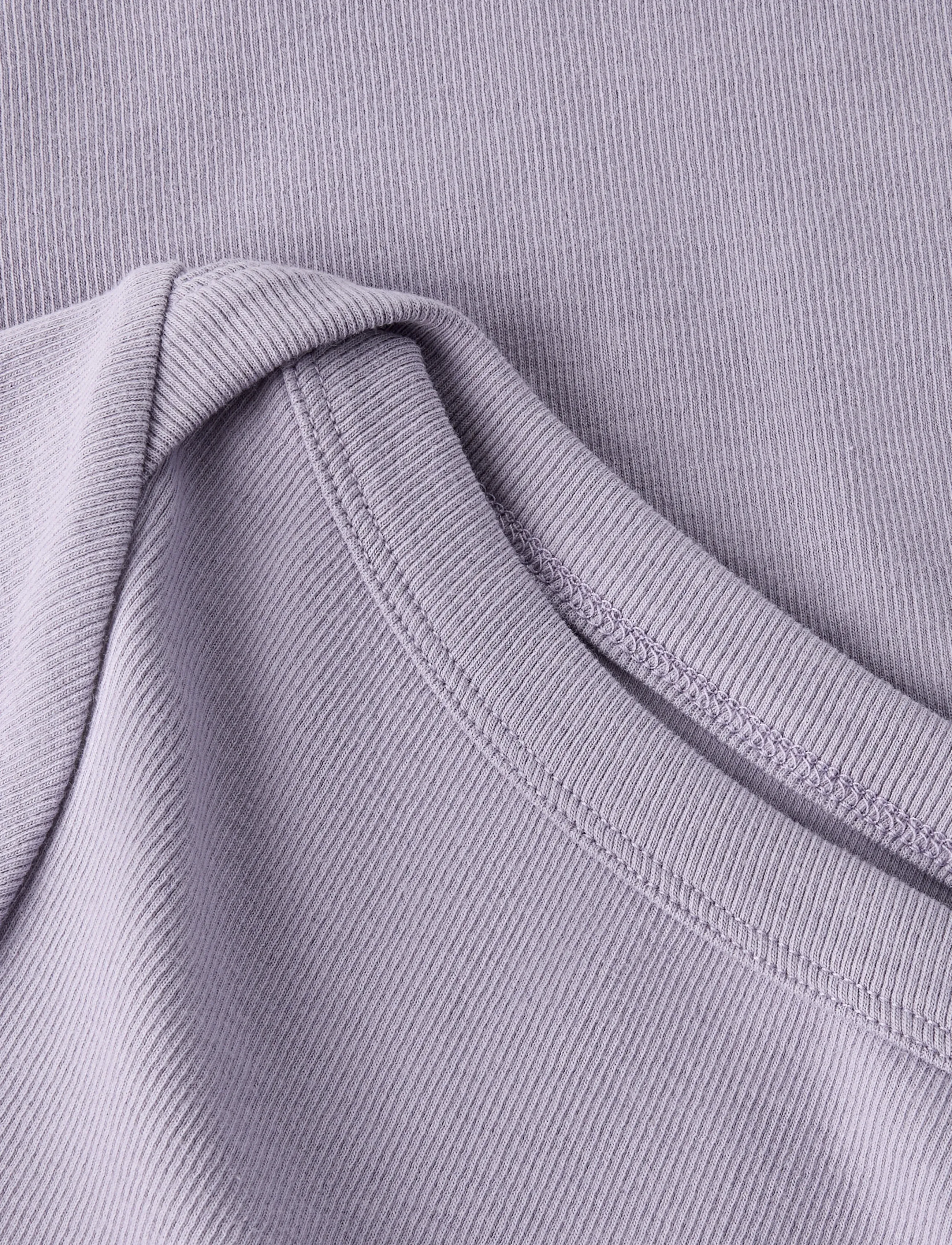 LMTD - NLFENVO SS SHORT BOATNECK S TOP - lühikeste varrukatega t-särgid - lavender gray - 2