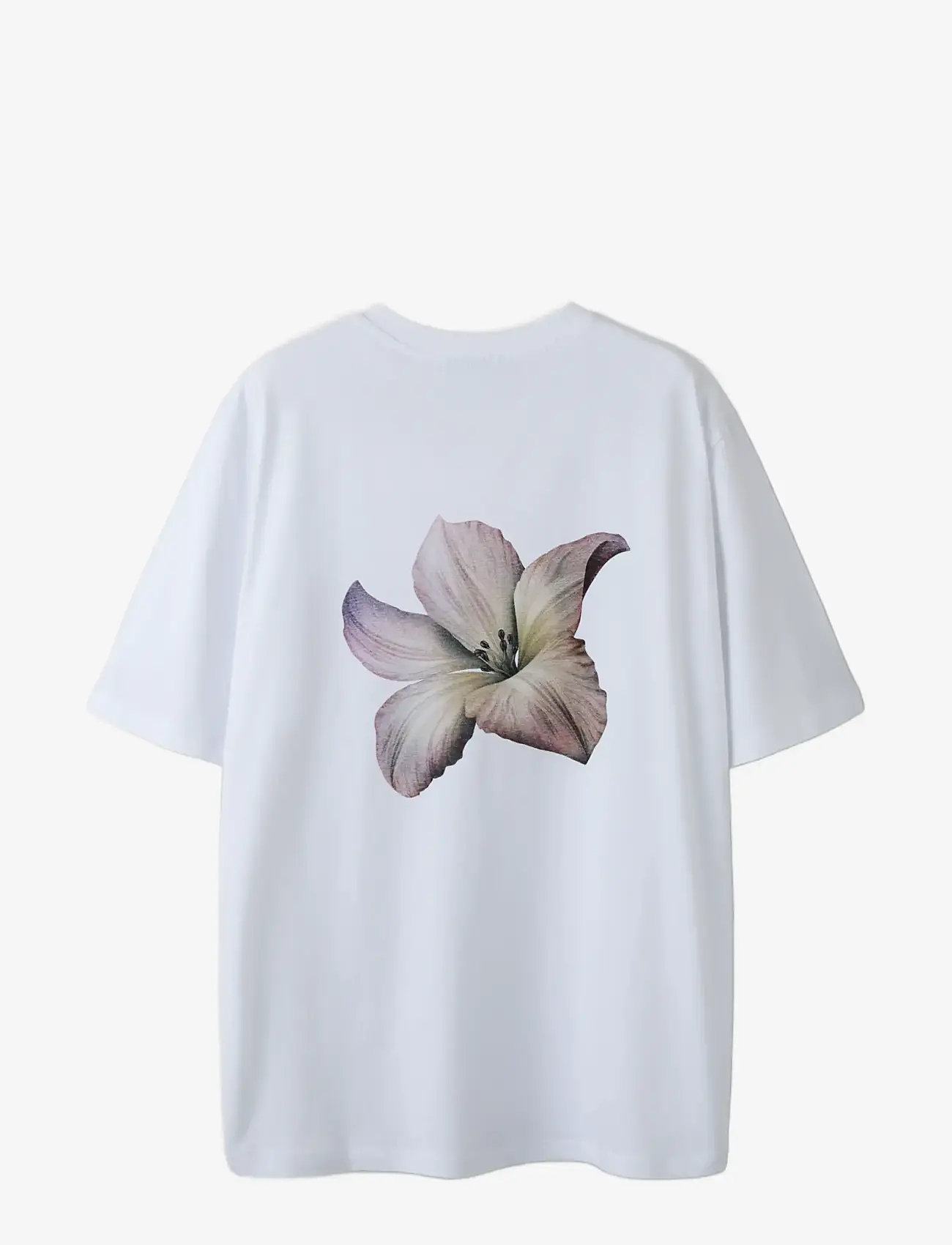 LMTD - NLFHIBI SS L TOP - kortærmede t-shirts - bright white - 1