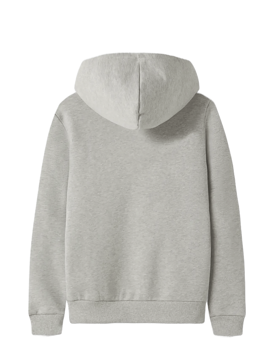 LMTD - NLMNAMSE LS BRU SWEAT W. HOOD - kapuzenpullover - light grey melange - 1
